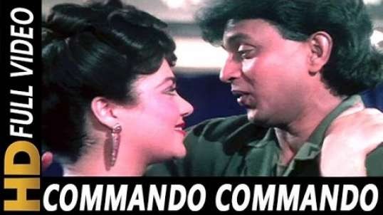 Commando Commando - Vijay Benedict, Alisha Chinai - Commando 1988 Songs - Mithun, Mandakini