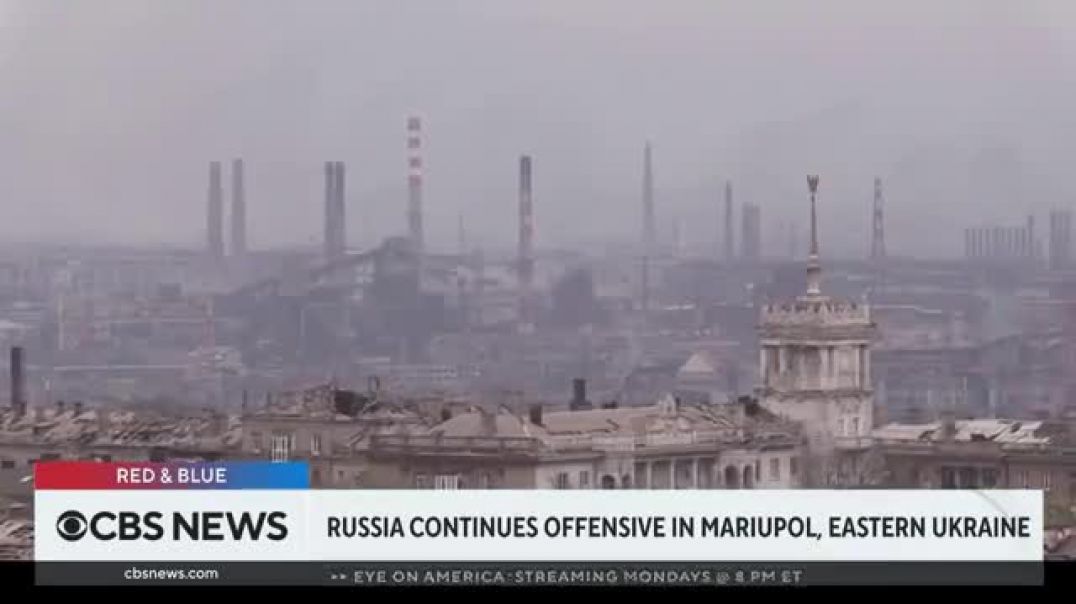 ⁣⁣Die russischen Angriffe auf Mariupol in der Ostukraine gehen weiter