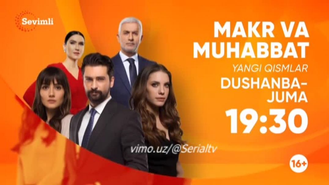 ⁣⁣Makr va Muhabbat 23-qism Turk Serial Uzbek tilida