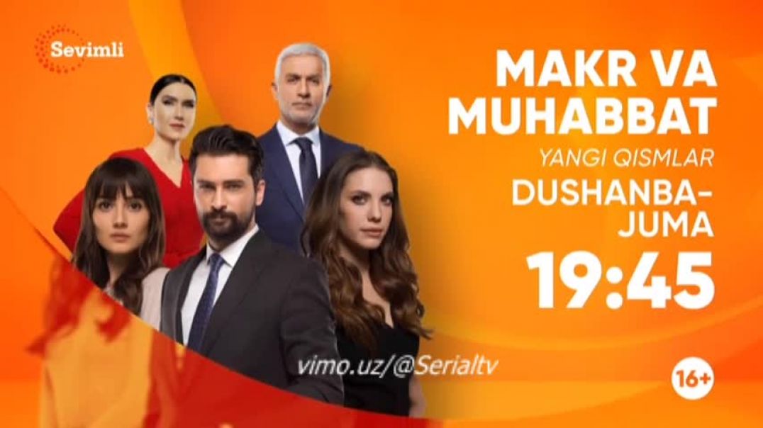 ⁣⁣⁣Makr va Muhabbat 26-qism Turk Serial Uzbek tilida