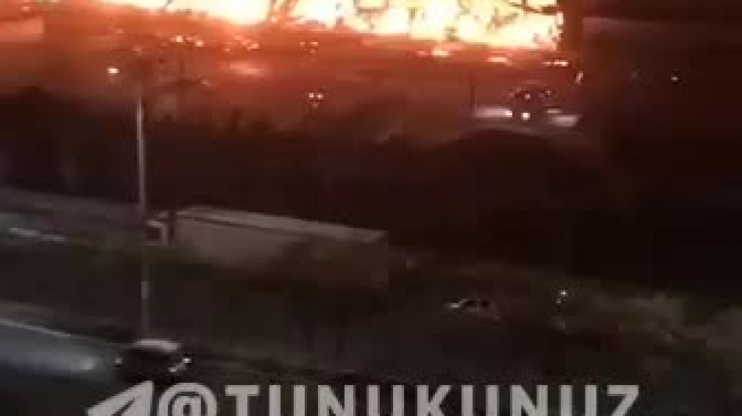 ⁣Ташкентдан таможня склад пожар и взрыв