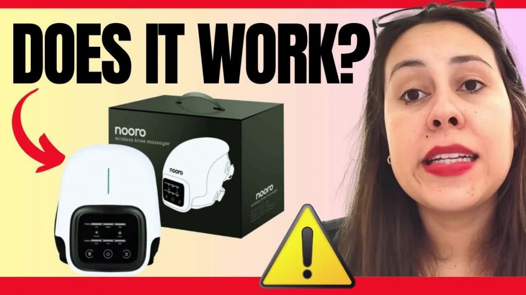 ⁣Nooro Knee Massager Reviews: Truth About This Knee Massager Device!