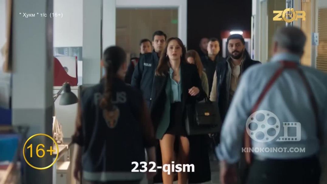 HUKM 232-233 QISM (TURK SERIAL) O'ZBEK TILIDA