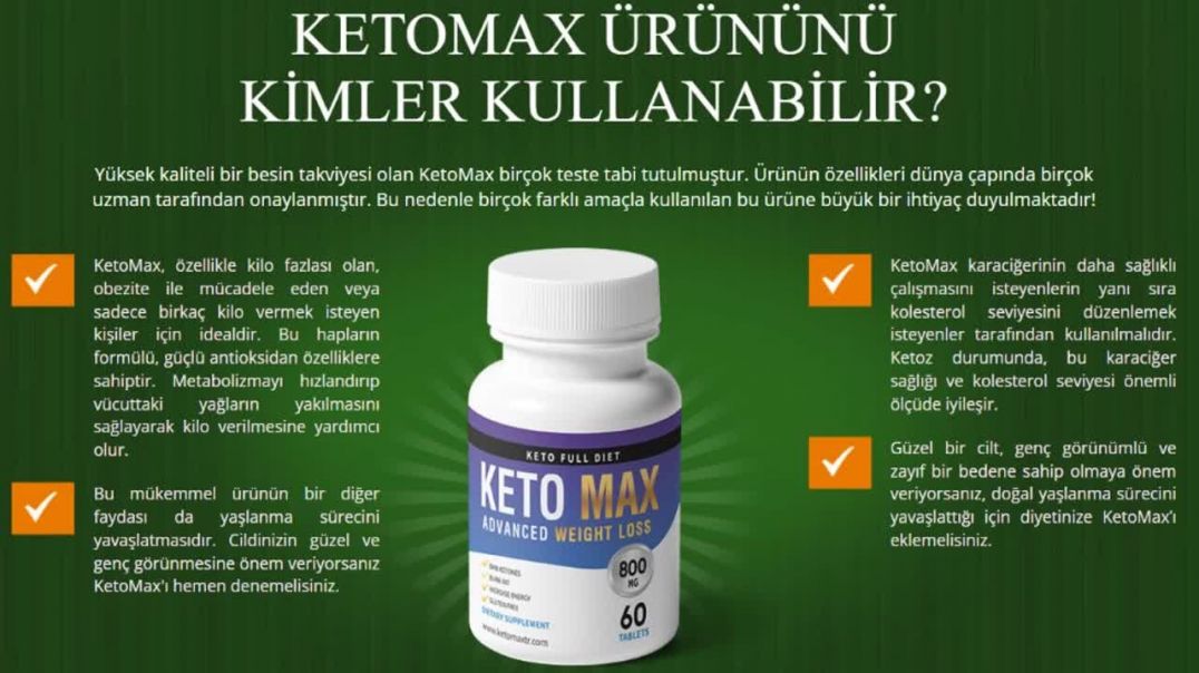 ⁣Keto Max Kapsül Türkiye