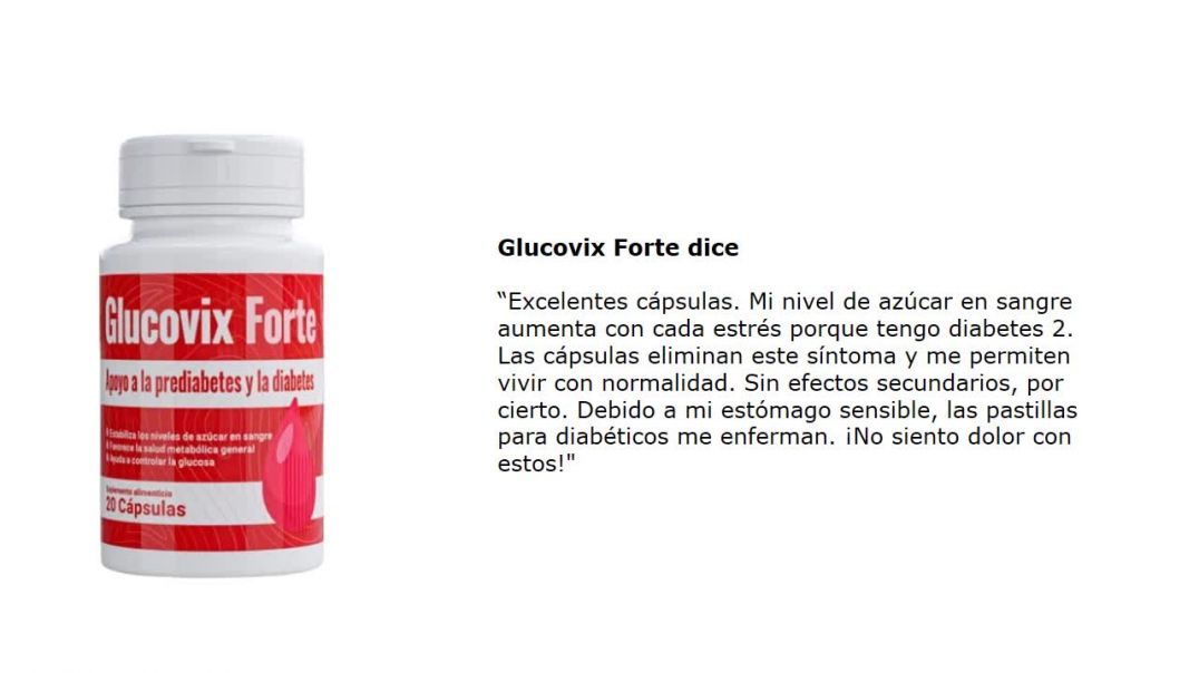 Glucovix Forte en México