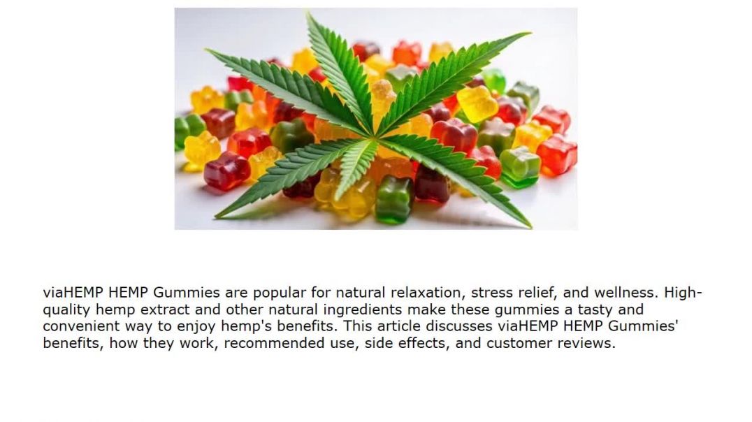 viaHEMP HEMP Gummies Price in United Kingdom