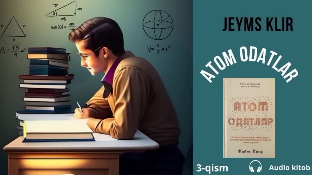 ⁣ATOM ODATLAR - AUDIO - O'ZBEK TILIDA - JEYMS KLIR KITOBI - SKACHAT