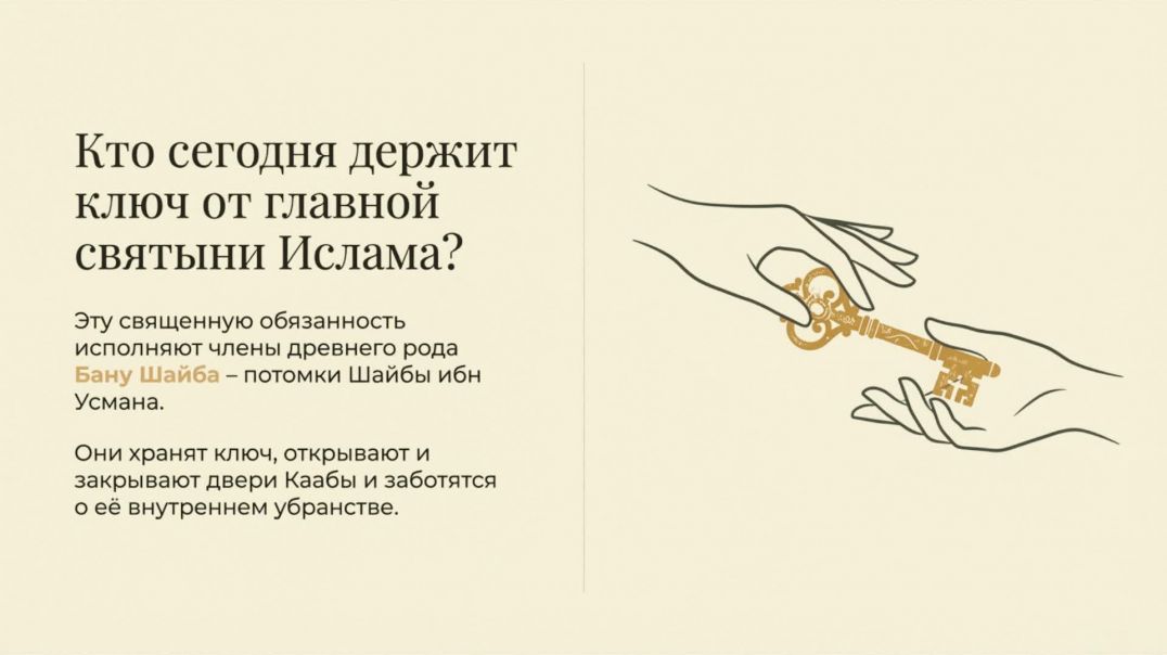 ⁣⁣Хранители Ключей Каабы: Род Шайбитов