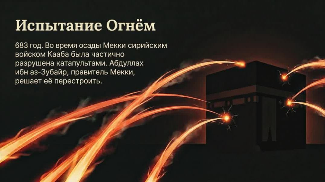 ⁣Кааба под обстрелом, как разрушали святыню в 683 году