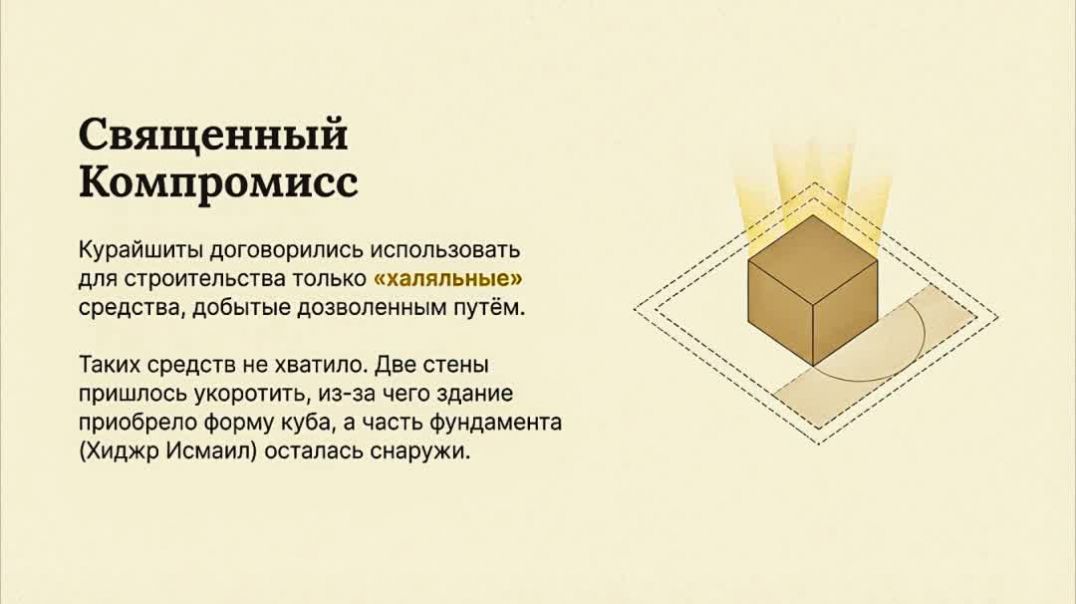 ⁣Идеальный куб, как Кааба обрела свою форму