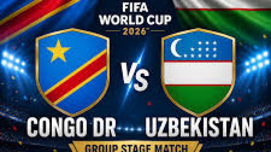 ⁣UZBEKISTAN VS CONGO DR (FULL MATCH HD FREE)| Fifa World Cup 2026