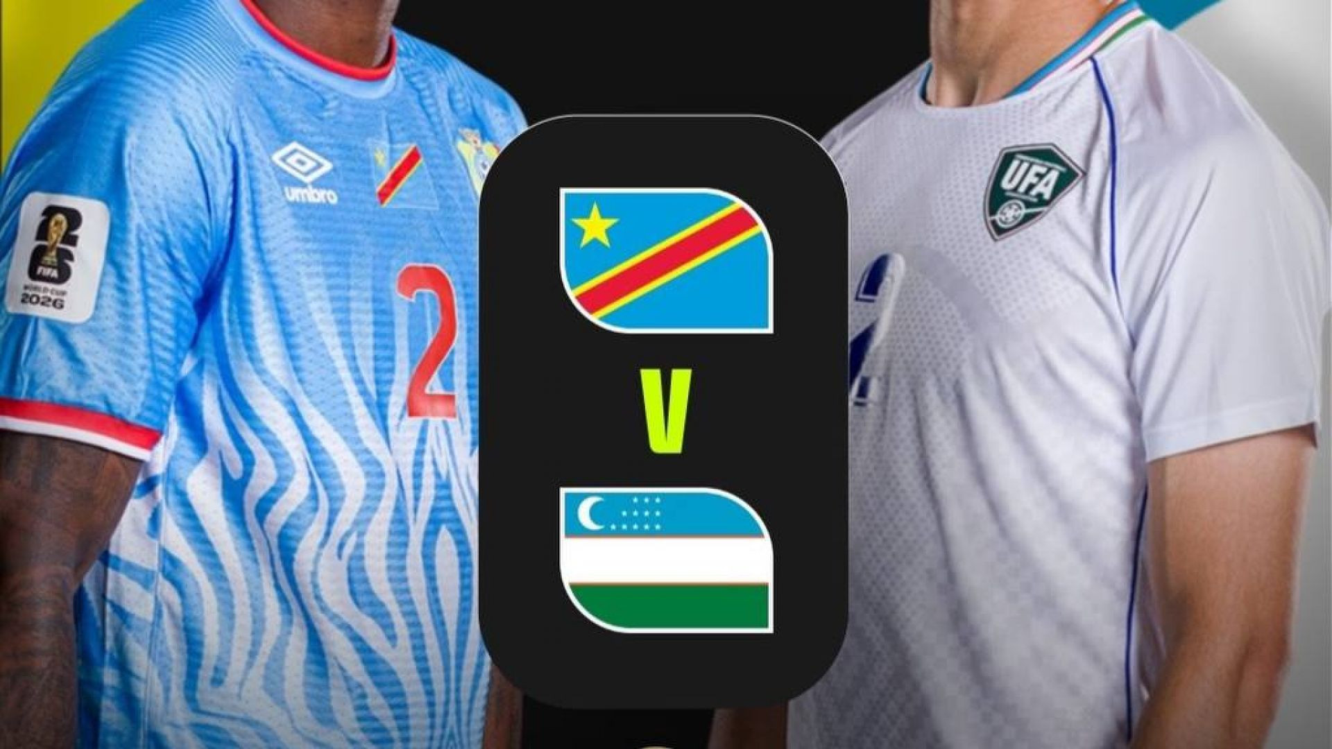 UZBEKISTAN VS DR CONGO UCHRASHUVI / JONL EFIRDA FULL HD