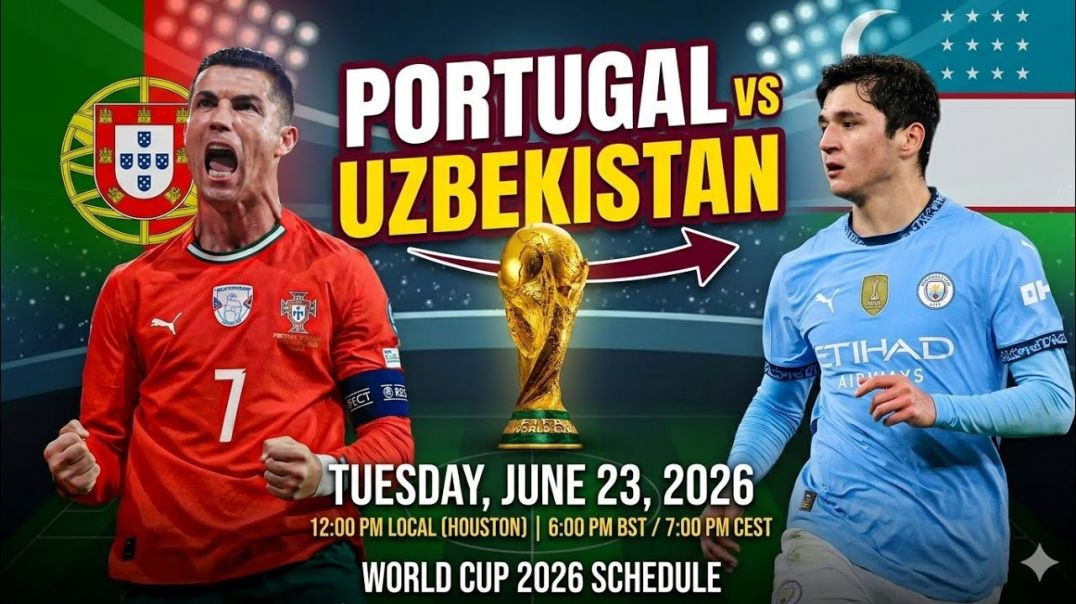 ⁣UZBEKISTAN VS PORTUGAL  (FULL MATCH HD FREE)| Fifa World Cup 2026