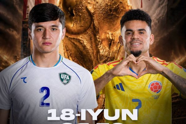 O'zbekiston vs Kolumbiya 1-taym Natijalari