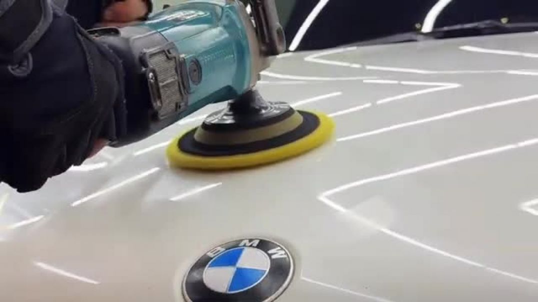 Полировка авто BMW в PRIVE Car Club детейлинг кузова и зеркальный блеск без компромиссов