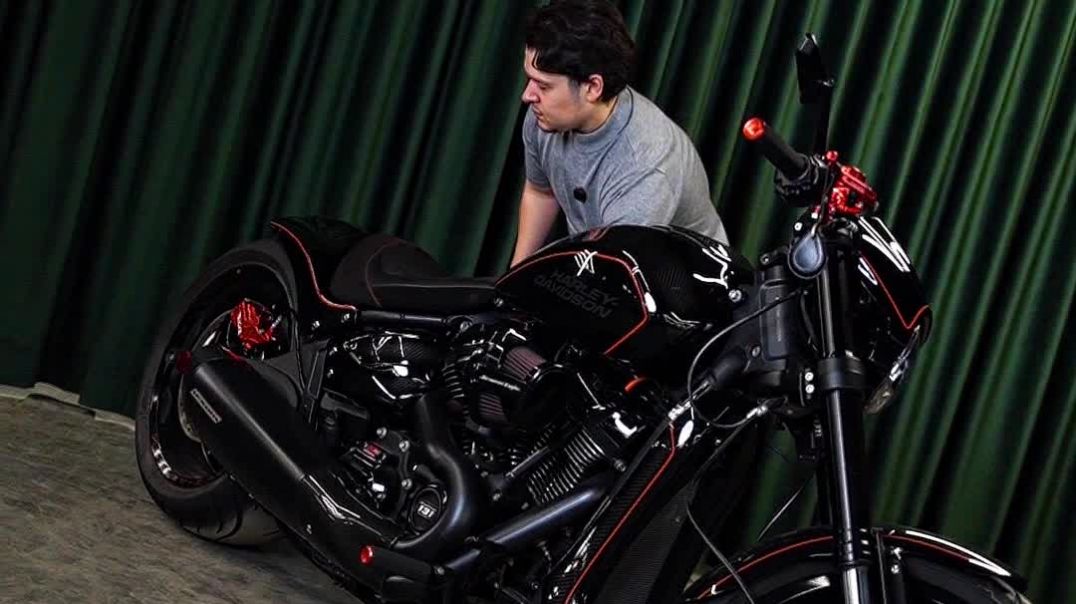 Выхлопная система Harley Davidson подвеска авто и ламинация карбоном в студии PRIVE
