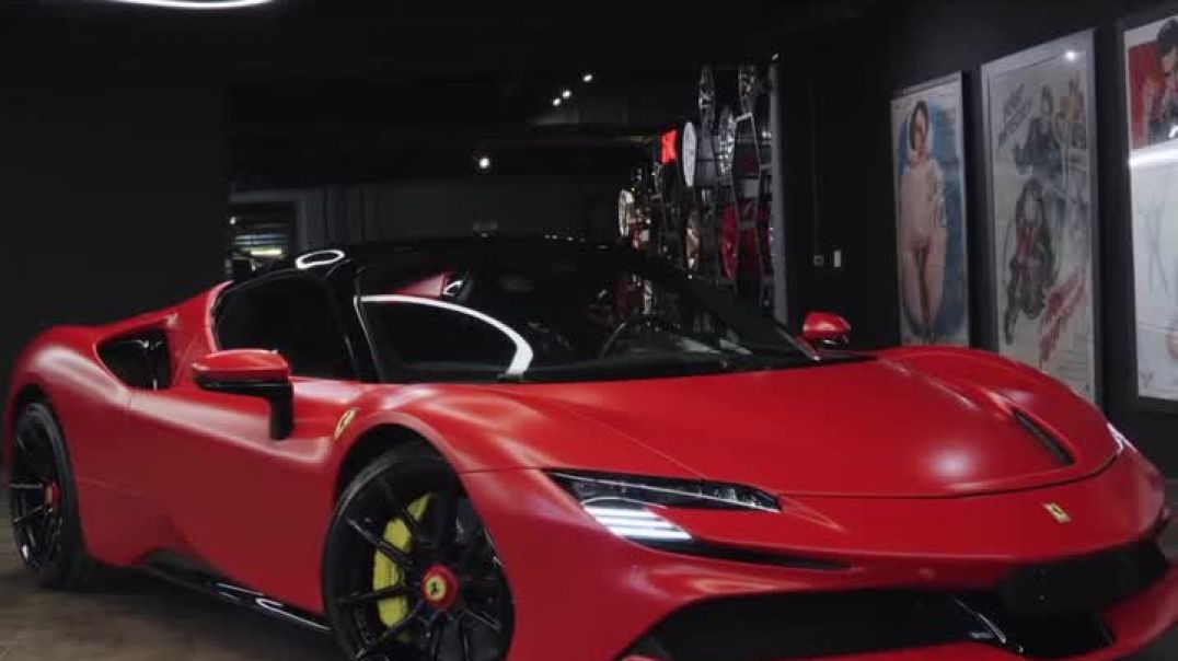 Защитная плёнка для Ferrari SF90 Spider — работа в PRIVE Car Club